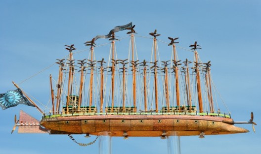 Model of Jules Verne's Albatross from his book, Robur the Conqueror