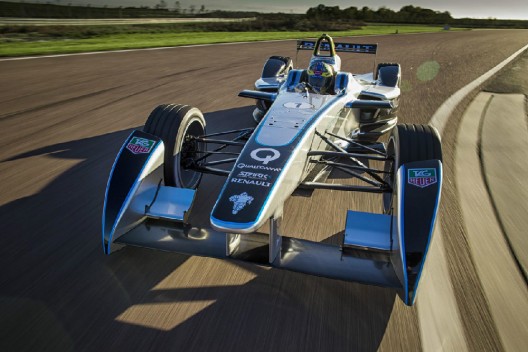 The Renault/McLaren/Williams Formula E racer that will mark the first year's 20-car lineup for 10 teams
