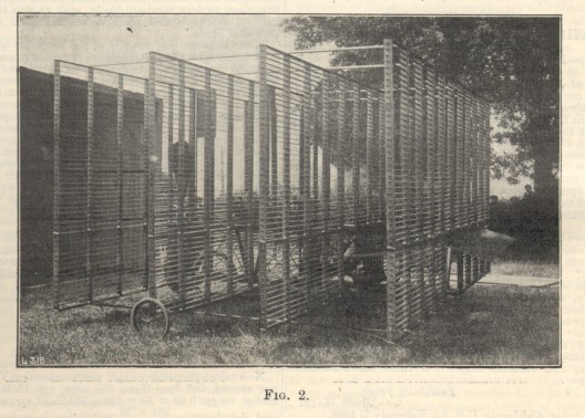 Horatio Phillips' 120-wing multi-plane - inspiration for Dr. Whale and associate Frye to expand on electrically-generated lift