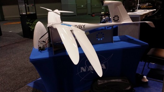 Joby's Lotus UAV showing split-tip wing that transforms into a large tip rotor