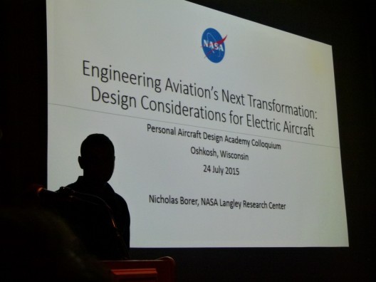 Nicholas Borer spoke of near-future realities in electric and high-performance aircraft