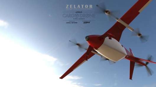 ZELATOR, the Main Prize first place winner in the Airbus/Local Motors Cargo Drone Challenge